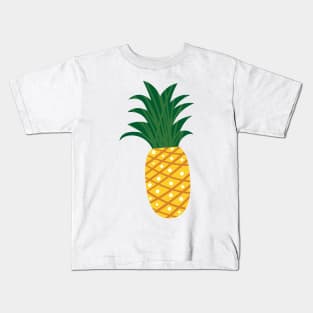 Graphic Scribble Pineapples Kids T-Shirt